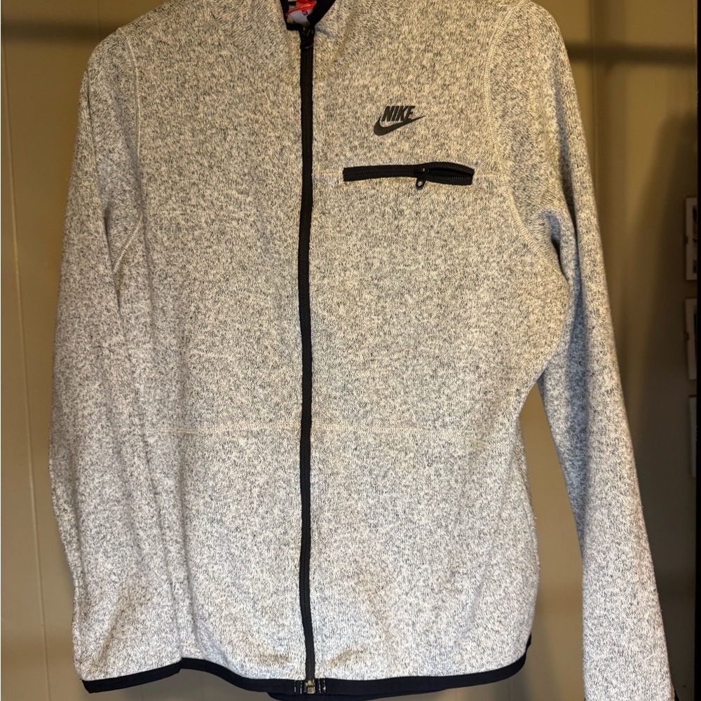 Nike Gray Zip-Up Women's Top